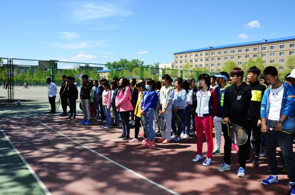黑河学院第九届网球比赛参赛运动员